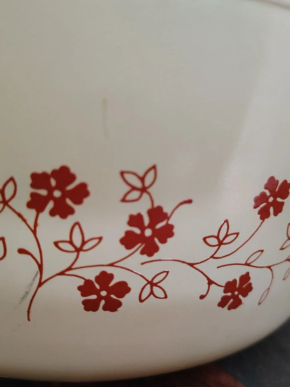 Pyrex Trailing Flowers Bake #475B 2.5 Quart Casserole Dish